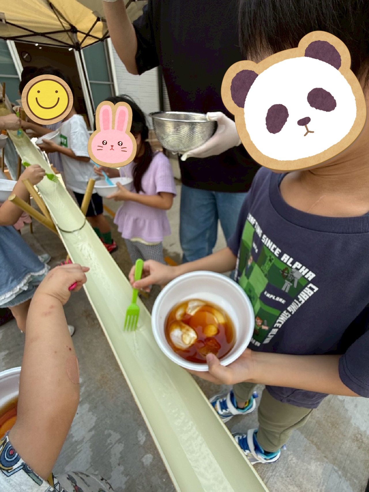 流しそうめん！